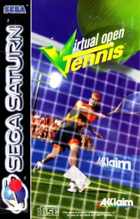 Virtual Open Tennis PAL Sega Saturn PAL box art